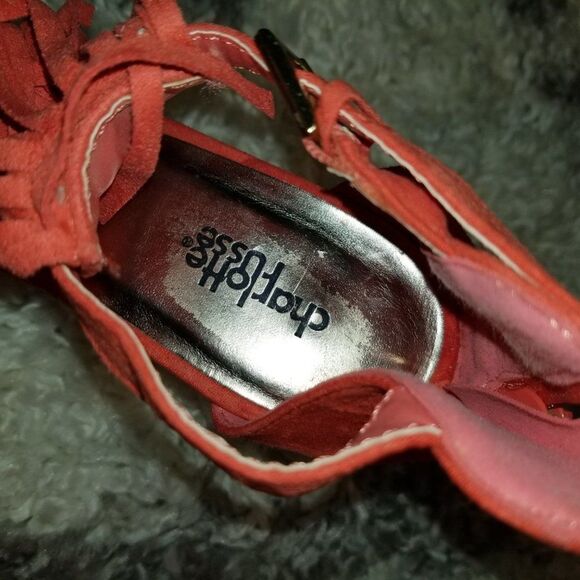 CHARLOTTE RUSSE WEDGE STYLE OPEN TOE WOMEN"S SANDAL - Picture 8 of 14